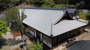 空撮屋根